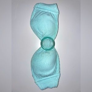 Light Blue Bikini Top Size M